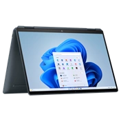 HP Spectre x360 14-eu0002nh 14" 3K 2880x1800 AG OLED 120Hz 400cd Touch, Ultra7-155H 1.4GHz, 32GB, 1TB SSD, Win 11, kék