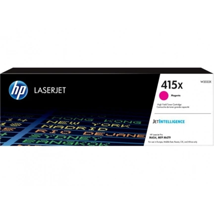 HP Toner 415X W2033X 6000 oldal magenta