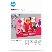 HP matt fotópapír 180g 25 lap 10x15cm