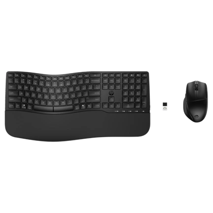 HP vezeték nélküli programozható kettős billentyűzet és egér Comfort 680 - fekete
