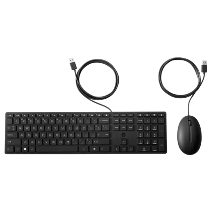 HP vezetékes billentyűzet és egér 320MK - fekete