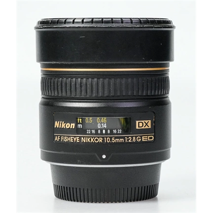 Használt Nikon 10.5mm f/2.8G DX ED Fisheye sn:3593