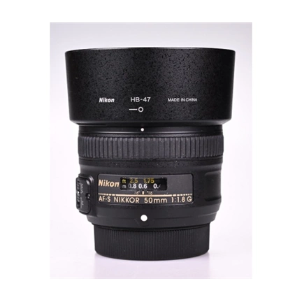 Használt Nikon 50mm f/1.8G AF-S objektív sn3120220