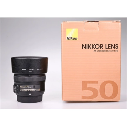 Használt Nikon 50mm f/1.8G AF-S objektív sn3120220