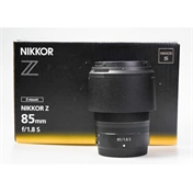 Használt Nikon Z 85mm f/1.8 S objektív sn:20011357