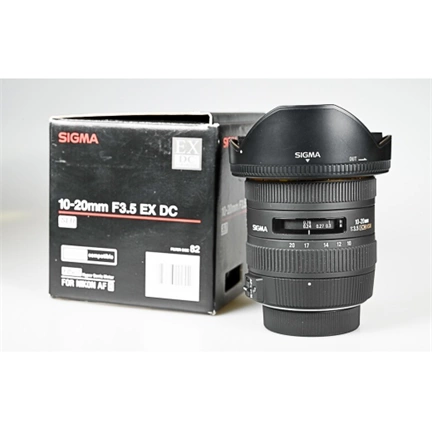Használt Sigma 10-20mm f/3.5 EX DC HSM Nikon sn:15268358
