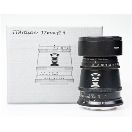 Használt TTArtisan 17mm f/1.4 M43 sn:817123307