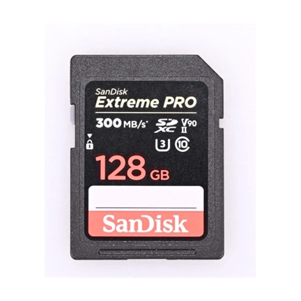 Használt (ÚJ!) SanDisk 128GB SDXC 300MB/s