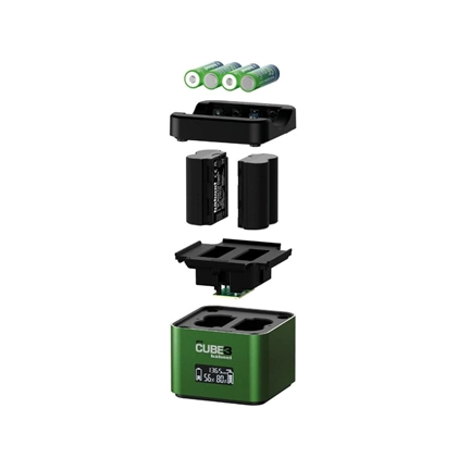 Hähnel ProCube 3 dupla akkutöltő - Fujifilm