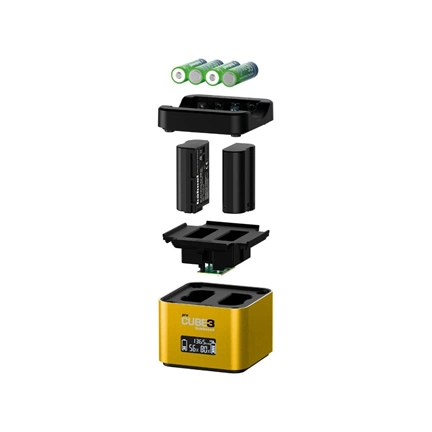 Hähnel ProCube 3 dupla akkutöltő - Nikon