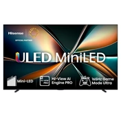 Hisense 100" U7Q televízió 4K 165Hz ULED MiniLED Smart TV, Vidaa OS