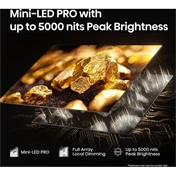 Hisense 100" U8Q televízió 4K 165Hz ULED MiniLED Smart TV, Vidaa OS