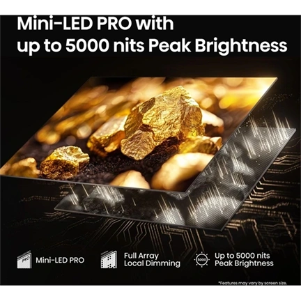 Hisense 100" U8Q televízió 4K 165Hz ULED MiniLED Smart TV, Vidaa OS