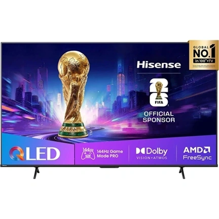 Hisense 50" E7Q Pro televízió 4K 144Hz QLED Smart TV, Vidaa OS