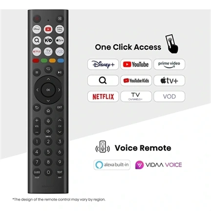 Hisense 50" E7Q Pro televízió 4K 144Hz QLED Smart TV, Vidaa OS