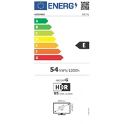 Hisense 50" E7Q televízió QLED 4K UHD Smart TV, Vidaa OS