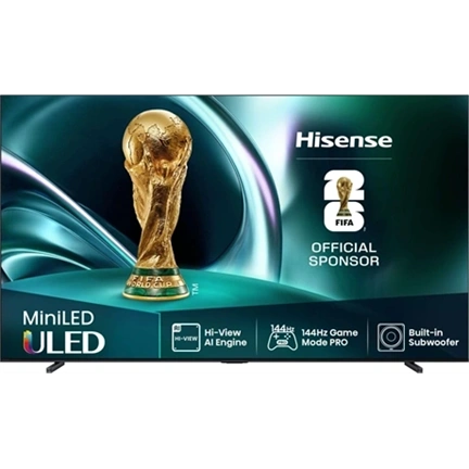 Hisense 50" U7Q televízió 4K 144Hz ULED MiniLED Smart TV, Vidaa OS