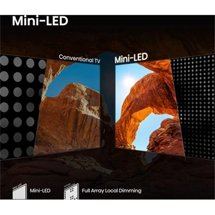 Hisense 50" U7Q televízió 4K 144Hz ULED MiniLED Smart TV, Vidaa OS