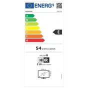 Hisense 50" U7Q televízió 4K 144Hz ULED MiniLED Smart TV, Vidaa OS