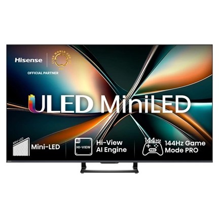 Hisense 65" U7Q televízió 4K 144Hz ULED MiniLED Smart TV, Vidaa OS