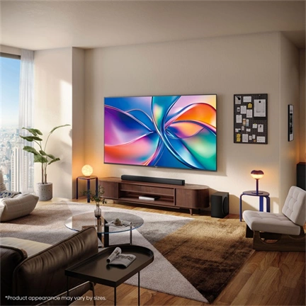 Hisense 75" E7Q televízió QLED 4K UHD Smart TV, Vidaa OS