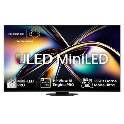 Hisense 75" U8Q televízió 4K 165Hz ULED MiniLED Smart TV, Vidaa OS