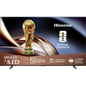 Hisense 85" U8Q televízió 4K 165Hz ULED MiniLED Smart TV, Vidaa OS