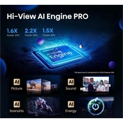 Hisense 85" U8Q televízió 4K 165Hz ULED MiniLED Smart TV, Vidaa OS