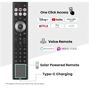 Hisense 85" U8Q televízió 4K 165Hz ULED MiniLED Smart TV, Vidaa OS