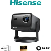Hisense C3 mini lézerprojektor - 4K Ultra HD 3840x2160, 16:9, 65"-300", 2000lm, fekete