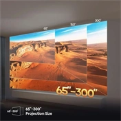 Hisense C3 mini lézerprojektor - 4K Ultra HD 3840x2160, 16:9, 65"-300", 2000lm, fekete