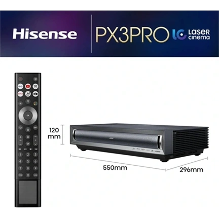 Hisense PX3-PRO projektor Smart Laser Cinema 4K, Vidaa U7