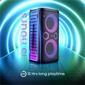 Hisense Party Storm bulihangszóró, 300 W, Bluetooth 5.0, 2 db vezeték nélküli mikrofonnal