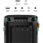 Hisense Party Storm bulihangszóró, 300 W, Bluetooth 5.0, 2 db vezeték nélküli mikrofonnal