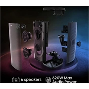Hisense Party Thunder bulihangszóró, 620 W, Bluetooth 5.4