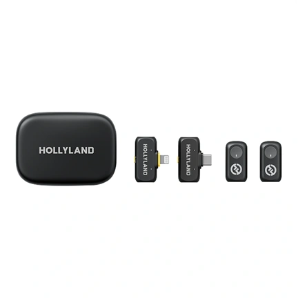 Hollyland LARK A1 Combo with USB-C RX + Lightning RX + Charging Case