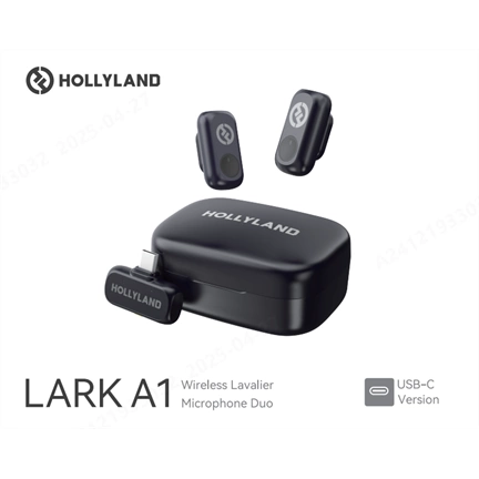 Hollyland LARK A1 Duo with USB-C RX + Charging Case