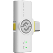 Hollyland Lark M2 USB-C vezeték nélküli csiptetős mikrofon (Duo - Elefántcsont fehér)