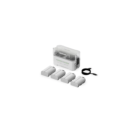 Hordozható töltőállomás LP-E6-hoz (4 csatornás) - Törtfehér