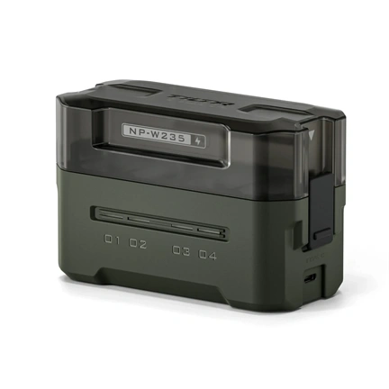 Hordozható töltőállomás NP-W235-höz (4 csatornás) - Zöld