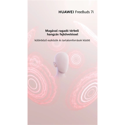 Huawei FreeBuds 7i fülhallgató, fekete