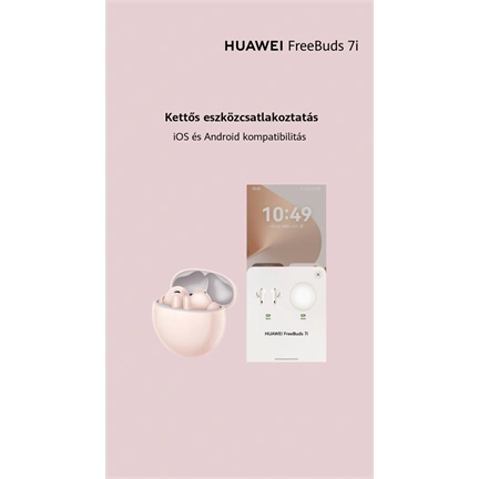 Huawei FreeBuds 7i fülhallgató, fekete