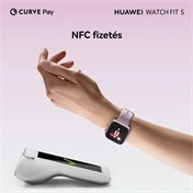 Huawei Watch Fit 5 okosóra, fehér