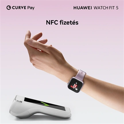 Huawei Watch Fit 5 okosóra, fehér