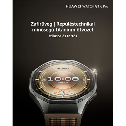 Huawei Watch GT 6 Pro okosóra, 46mm, barna