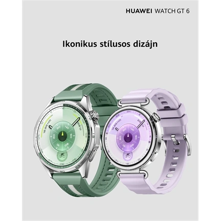 Huawei Watch GT 6 okosóra, 41mm, fekete
