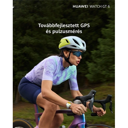 Huawei Watch GT 6 okosóra, 46mm, fekete