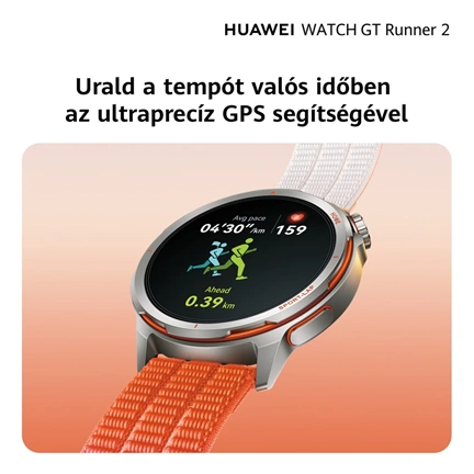 Huawei Watch GT Runner 2 okosóra, narancs
