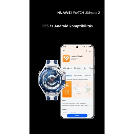 Huawei Watch Ultimate 2 okosóra, kék