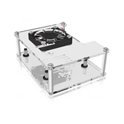 ICY BOX Clear acrylic and frameless case for Raspberry Pi® 2, 3 and 4